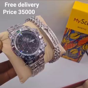 Festina 3 in 1 watch Set silver